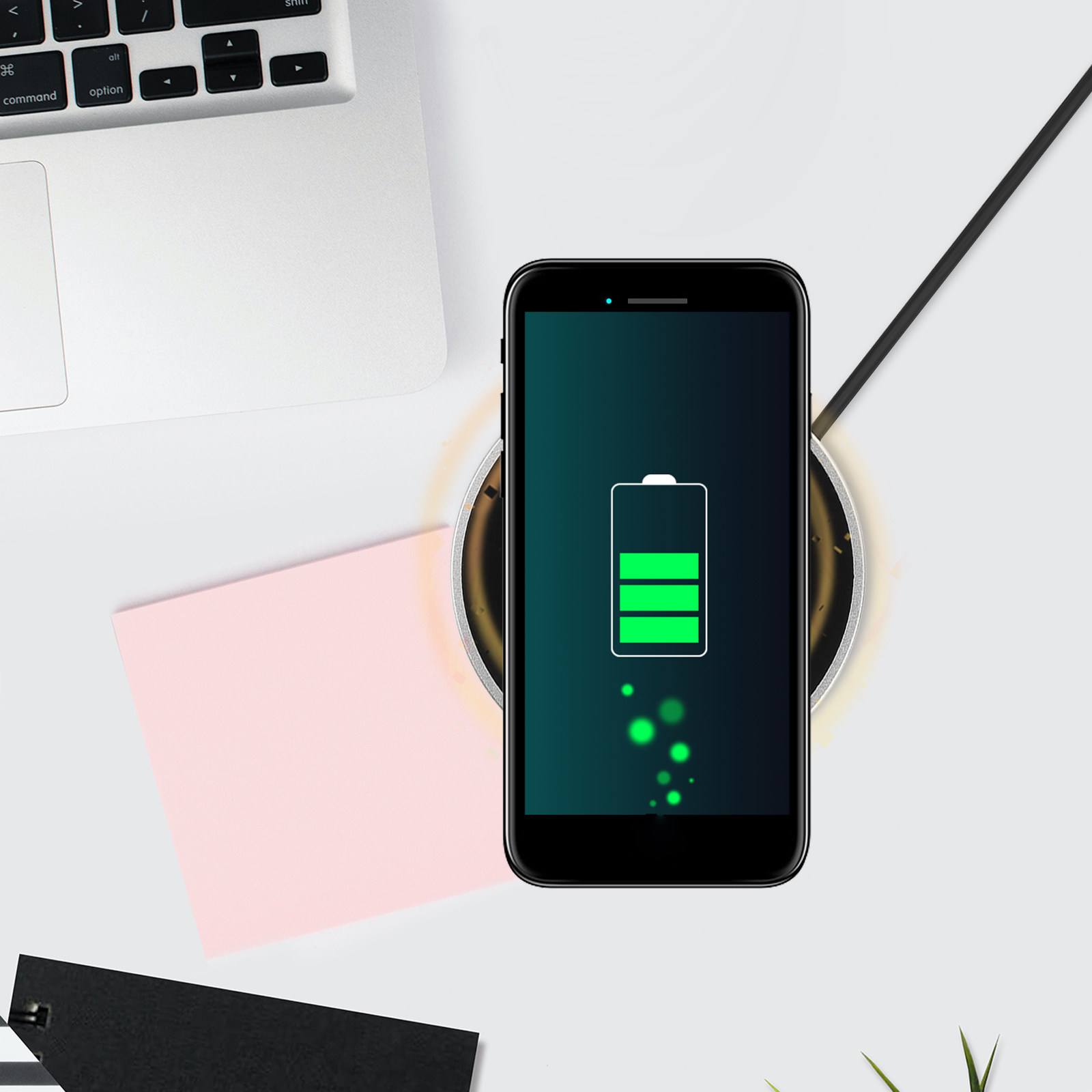 Office Furniture Plus - Supporto di Ricarica Wireless per Mobili