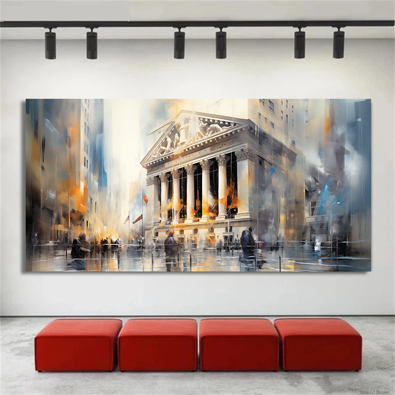 Office Furniture York - Stampa su tela astratta della New