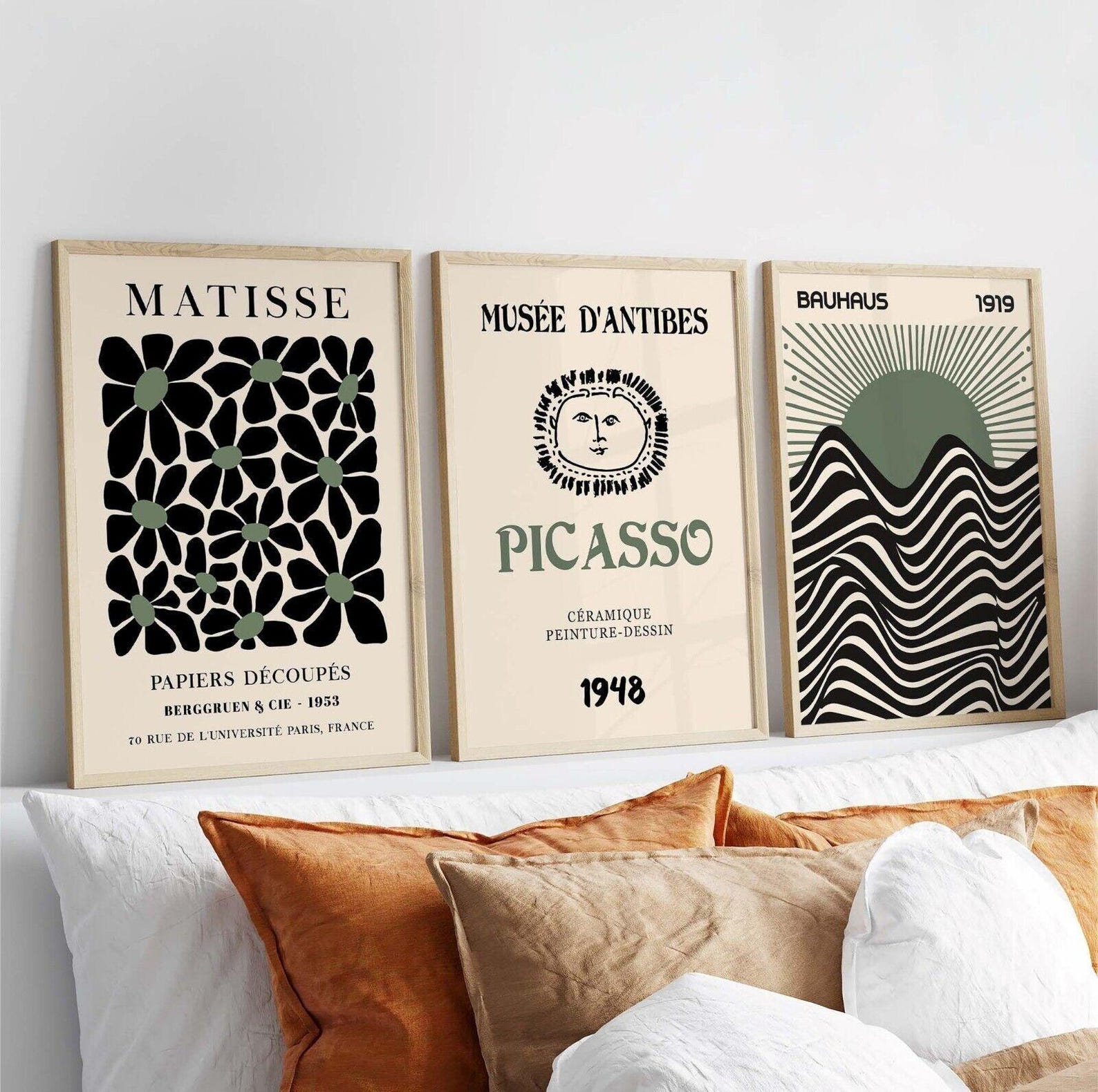 Office Furniture For Home - Set di 3 Poster da Parete