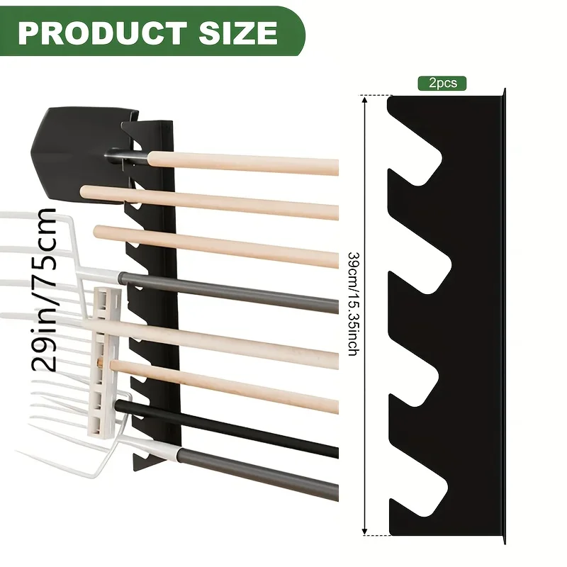 Wall Organizer Pocket - Porta Attrezzi da Giardino in Metallo