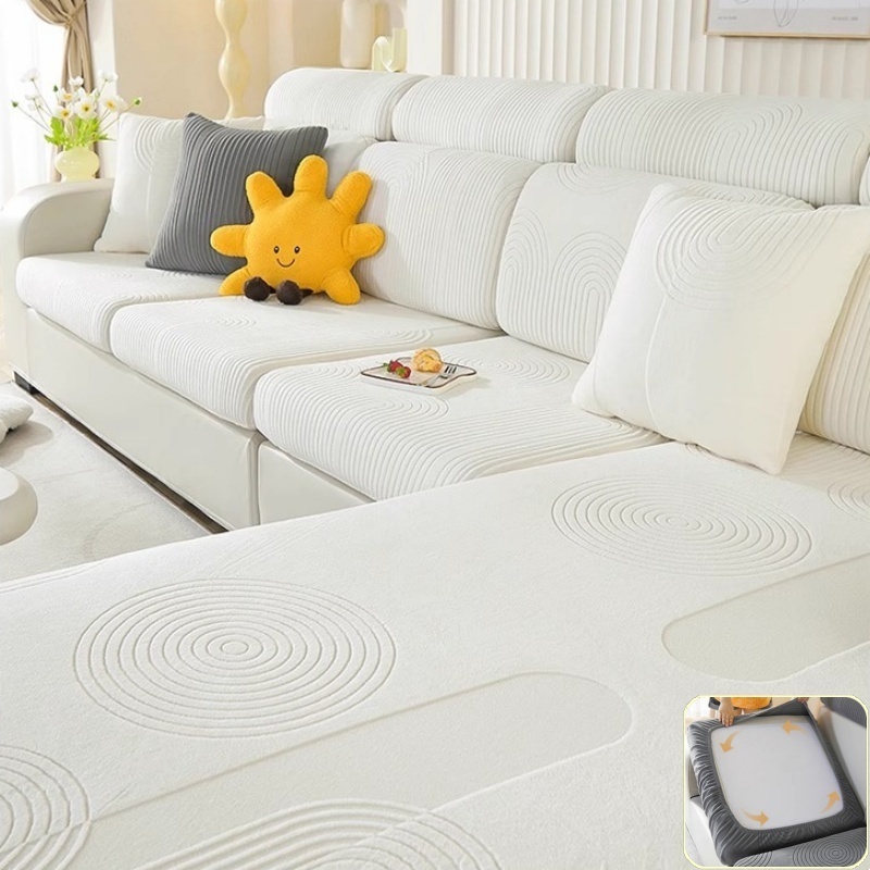 Office Furniture Plus - Copricuscino Elastico in Velluto Jacquard per