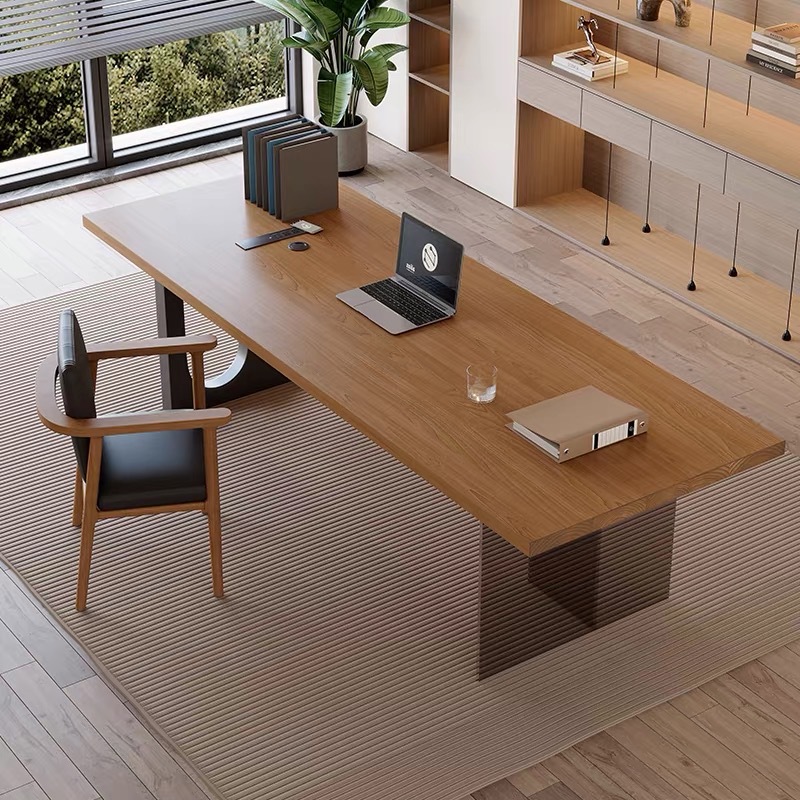 Office Furniture For Home - Scrivania Flottante in Acrilico e Legno