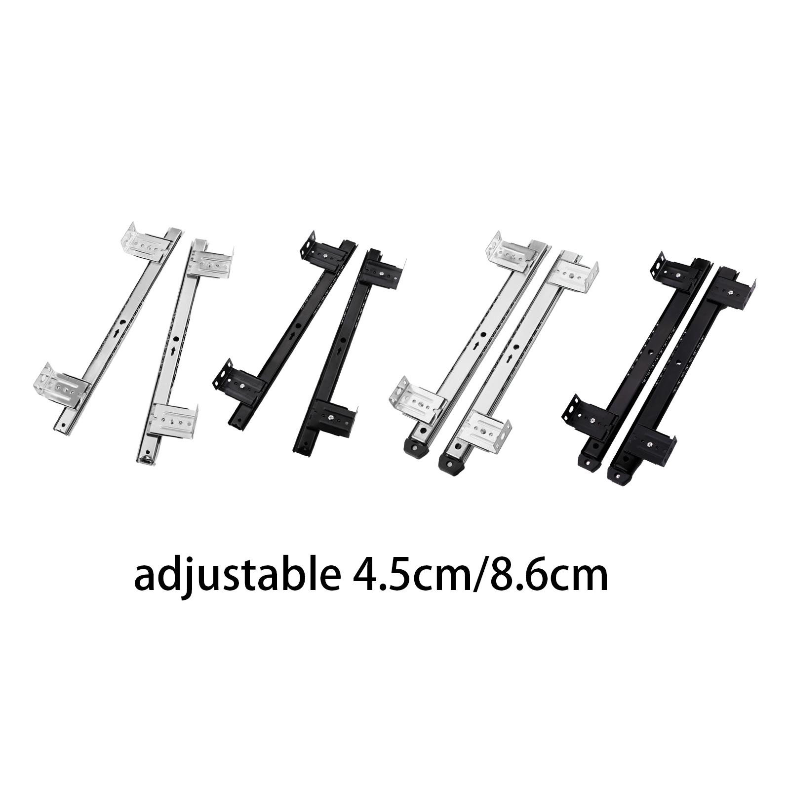 Office Furniture Hardware - Guide scorrevoli in metallo per tastiera,