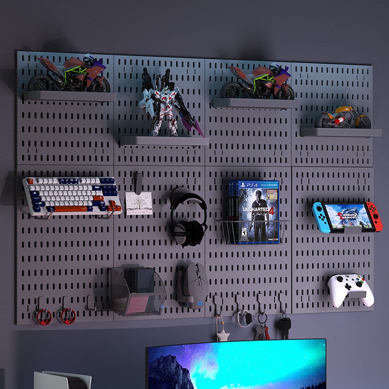 Wall Organizer Pocket - Pannello portaoggetti da parete senza foratura,