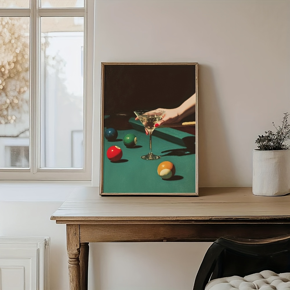 1 poster vintage da biliardo,  - Office Furniture Layout recensione e prezzo
