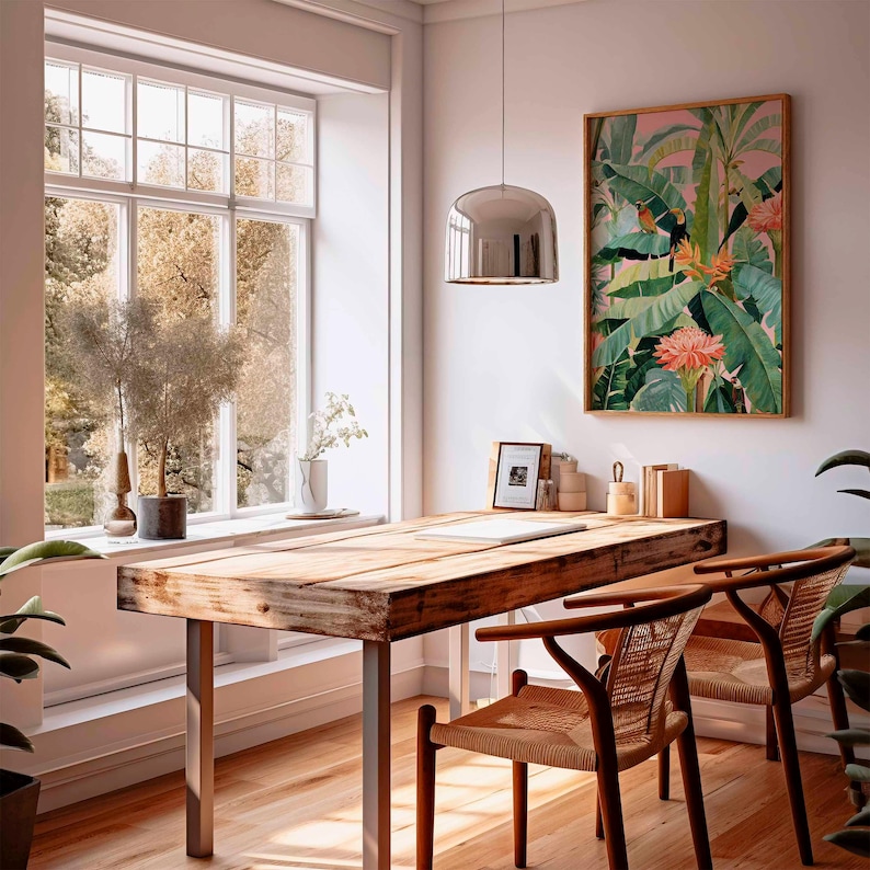 1 poster in tela tropicale ret - Office Furniture Layout recensione e prezzo
