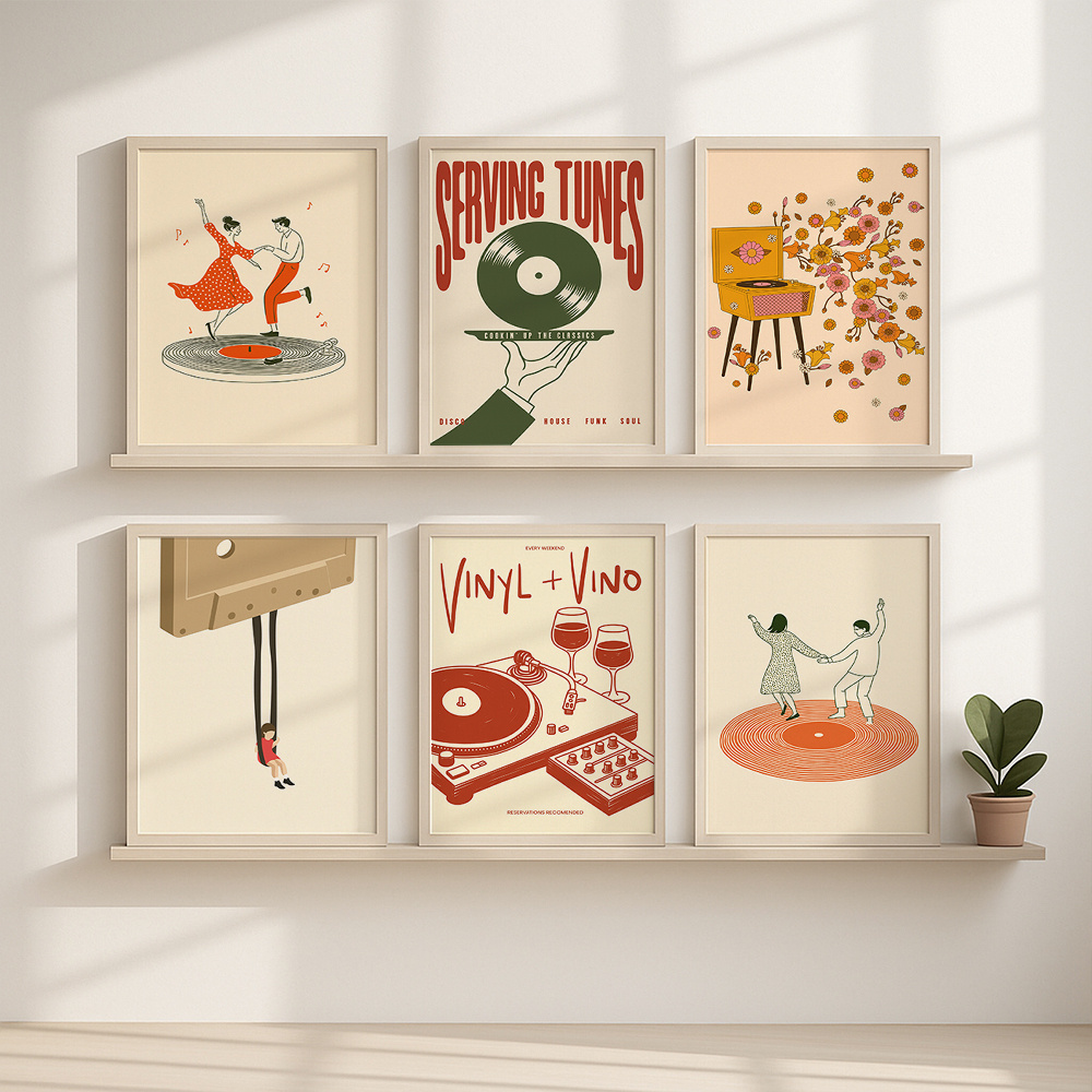 Poster su Tela Vintage con Tem - Office Furniture Layout recensione e prezzo