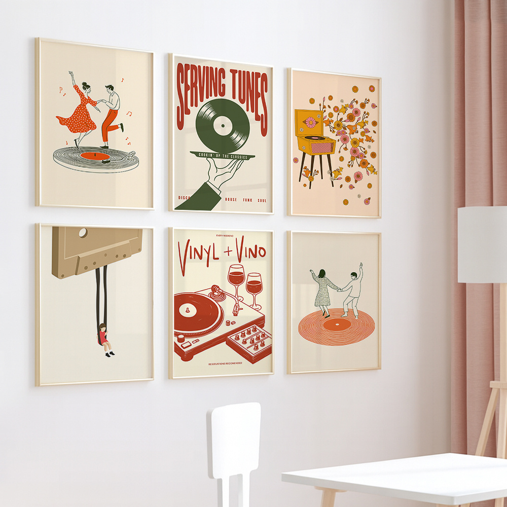 Poster su Tela Vintage con Tem - Office Furniture Layout recensione e prezzo