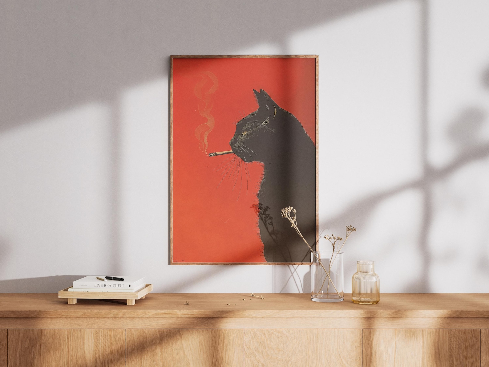 Stampa su tela vintage con gat - Office Furniture For Home recensione e prezzo