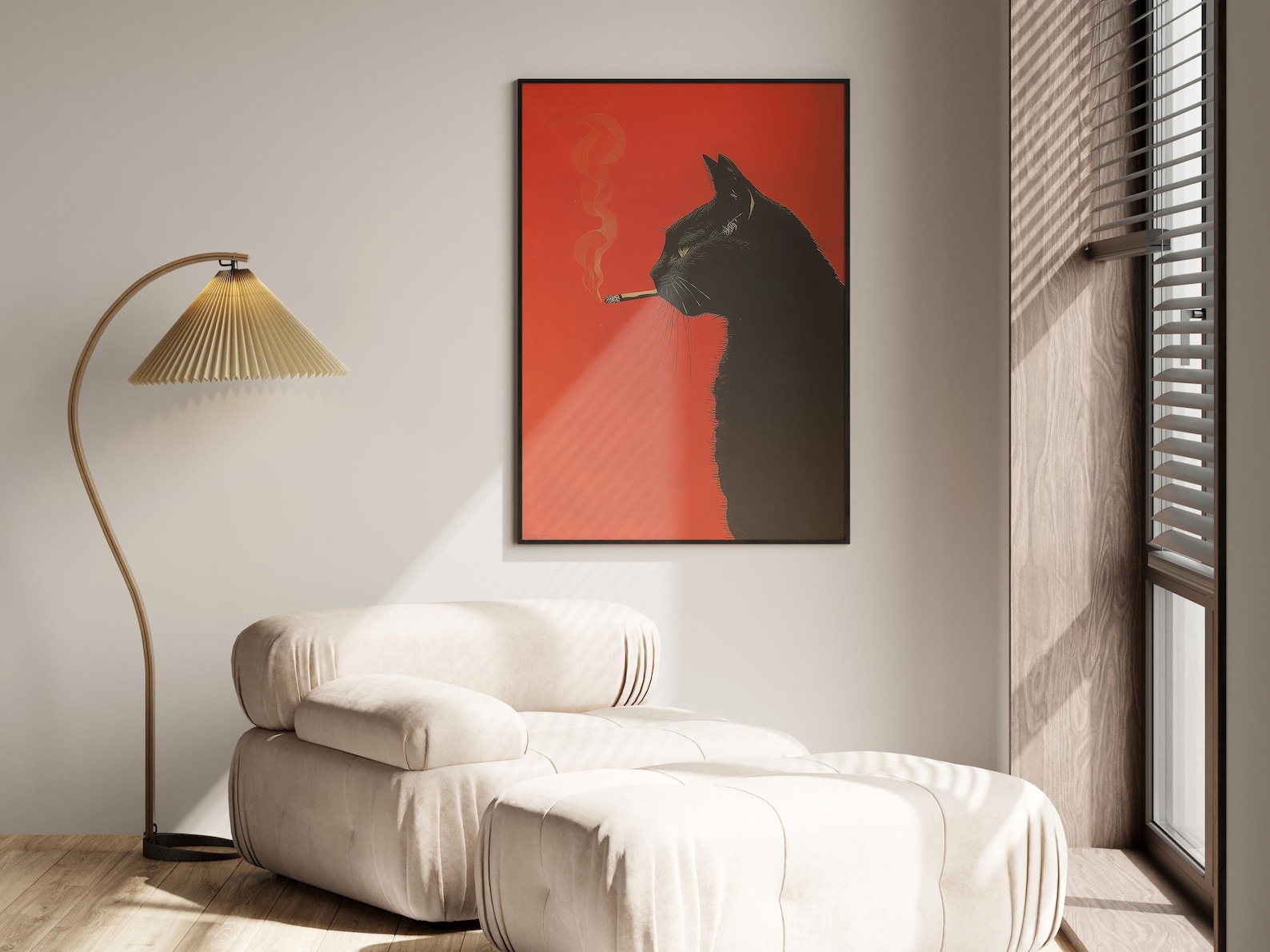 Stampa su tela vintage con gat - Office Furniture For Home recensione e prezzo