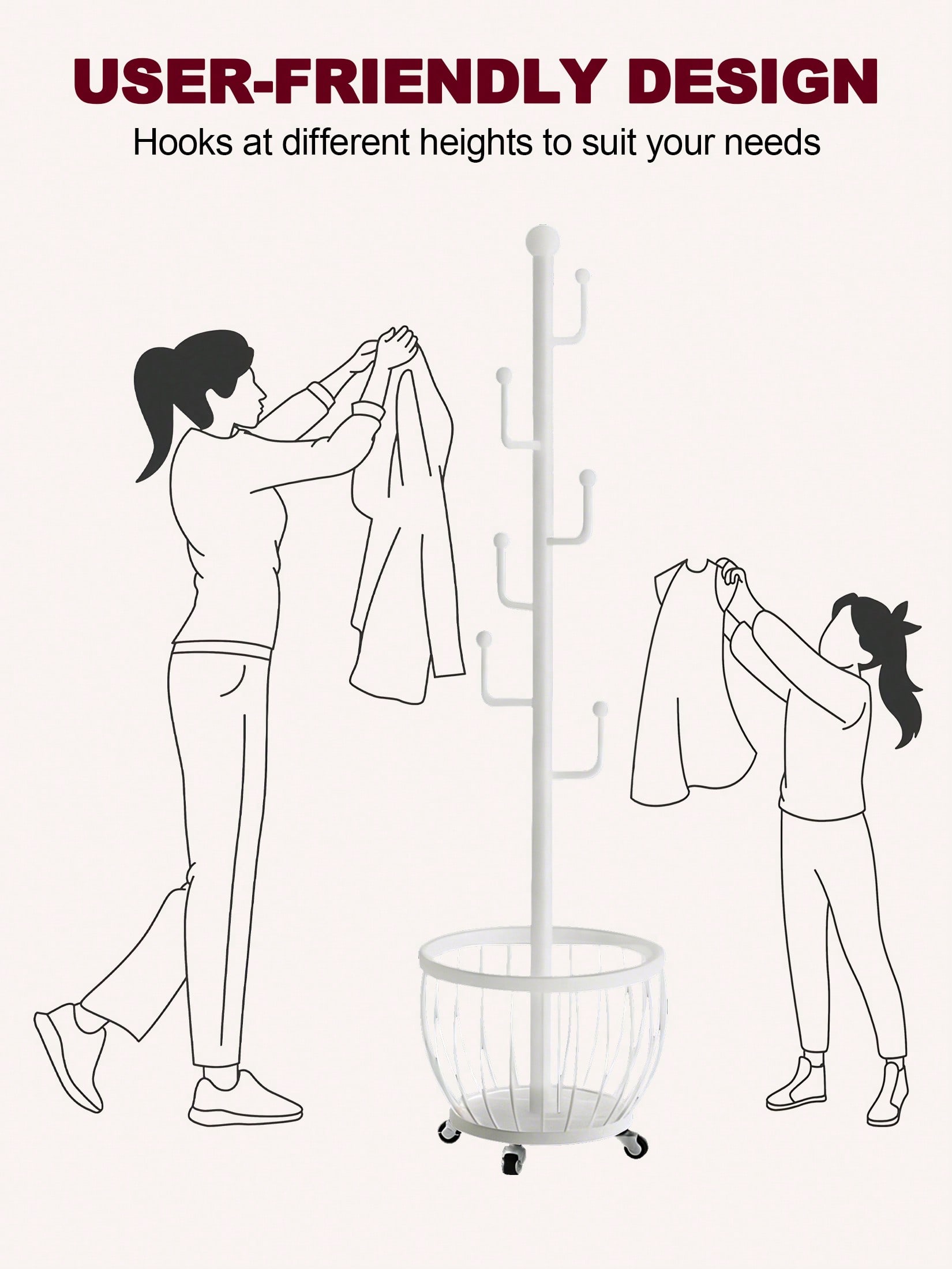 Appendiabiti da terra moderno  - Coat Rack Standing recensione e prezzo