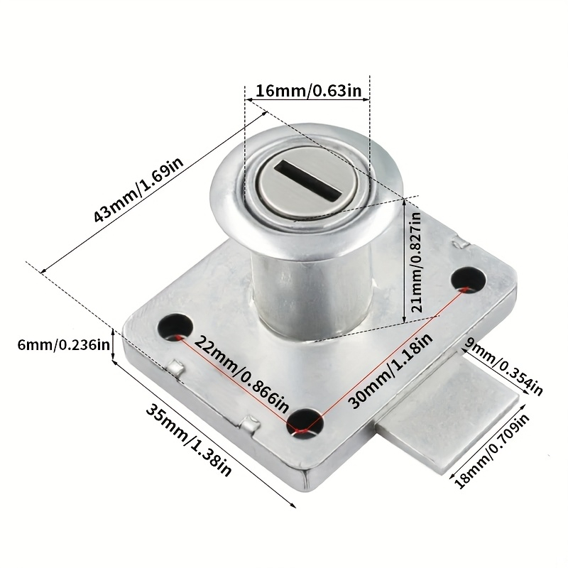 Serrature per Cassetti e Armad - Office Furniture Hardware recensione e prezzo